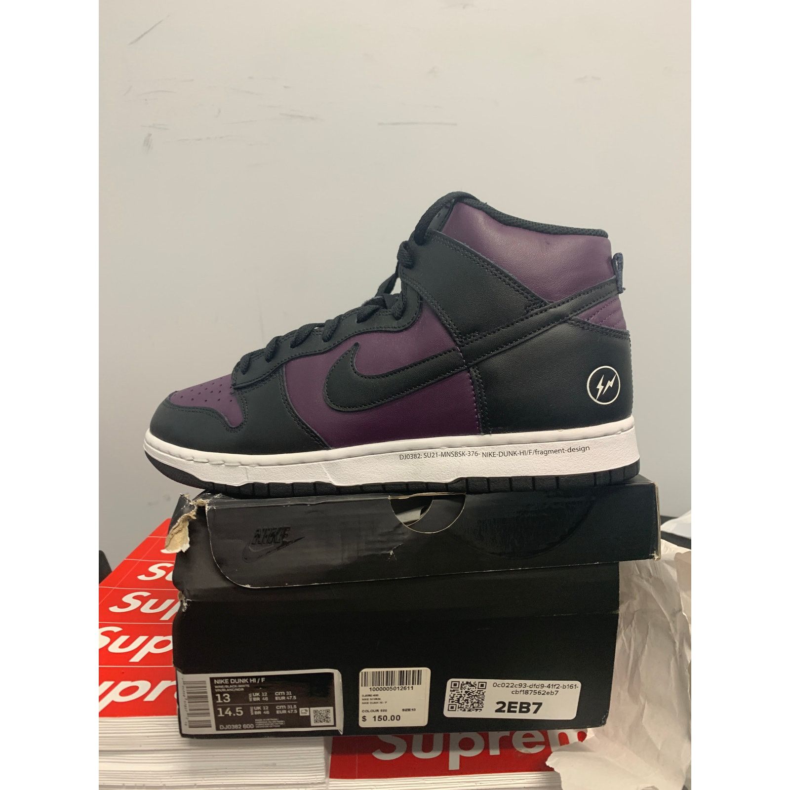 Nike Nike Dunk High Fragment Beijing Size 13 BRAND NEW SHIPS NOW Size US 13 / EU 46 - 4 Thumbnail