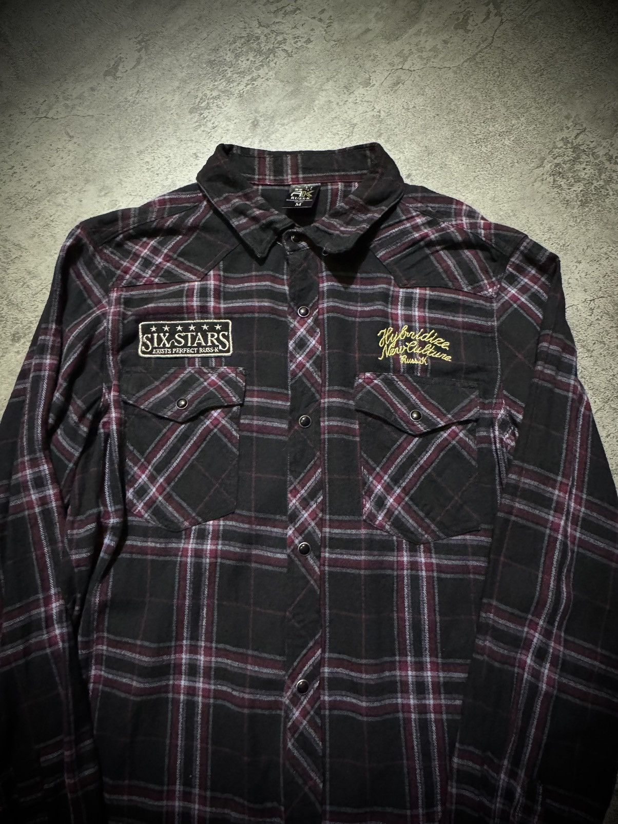 Hysteric Glamour Y2k Russ-K ifsixwasnine flannel shirt Size US M / EU 48-50 / 2 - 3 Thumbnail