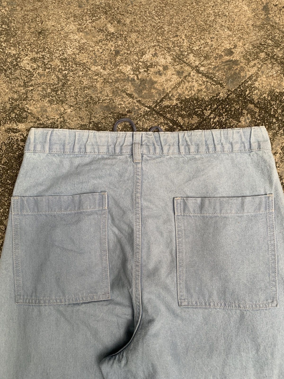 GU GU Japan Washed Blue Jeans Baggy Balloon Pants Size US 32 / EU 48 - 4 Thumbnail