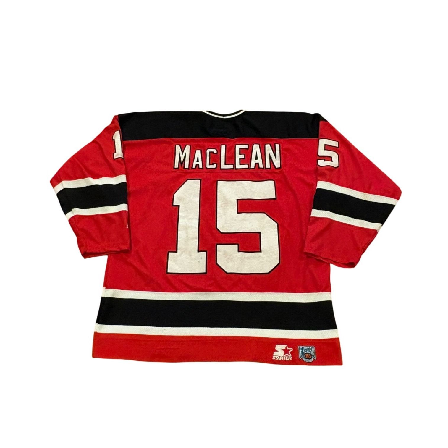 Starter Vintage 90s Starter New Jersey Devils John MacLean #15 NHL H Size US XL / EU 56 / 4 - 1 Thumbnail