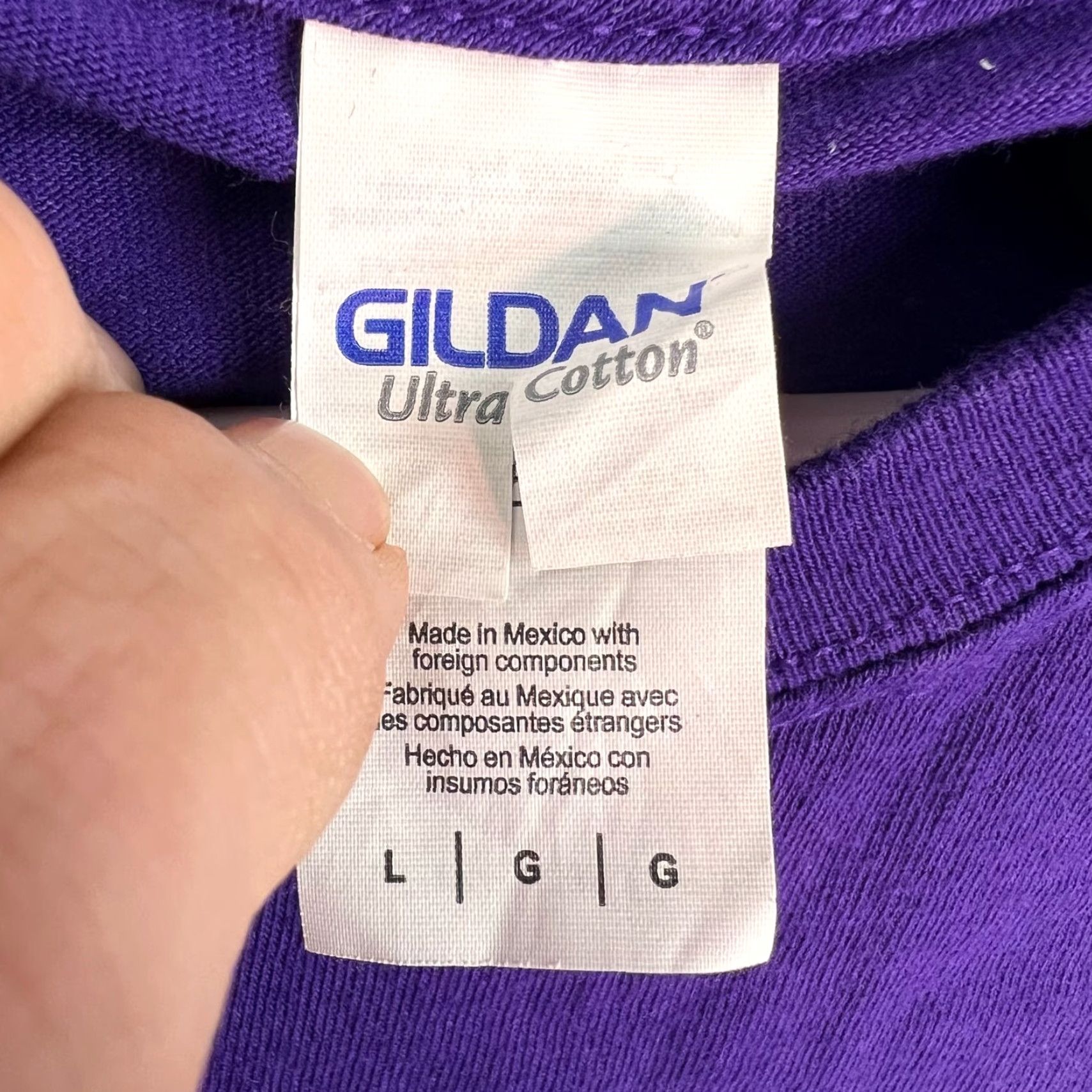 Gildan Gildan T-Shirt Size L Purple Daytona Beach Bike Week 2019 Eagle Biker Motorcycle Mens Size US L / EU 52-54 / 3 - 4 Thumbnail