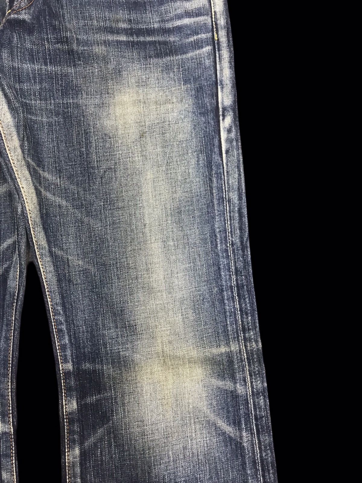 Edwin 💥FLARE💥ARCHIVAL EDWIN 511 RV STONEWASH FLARE DENIM F258 Size US 29 - 5 Thumbnail