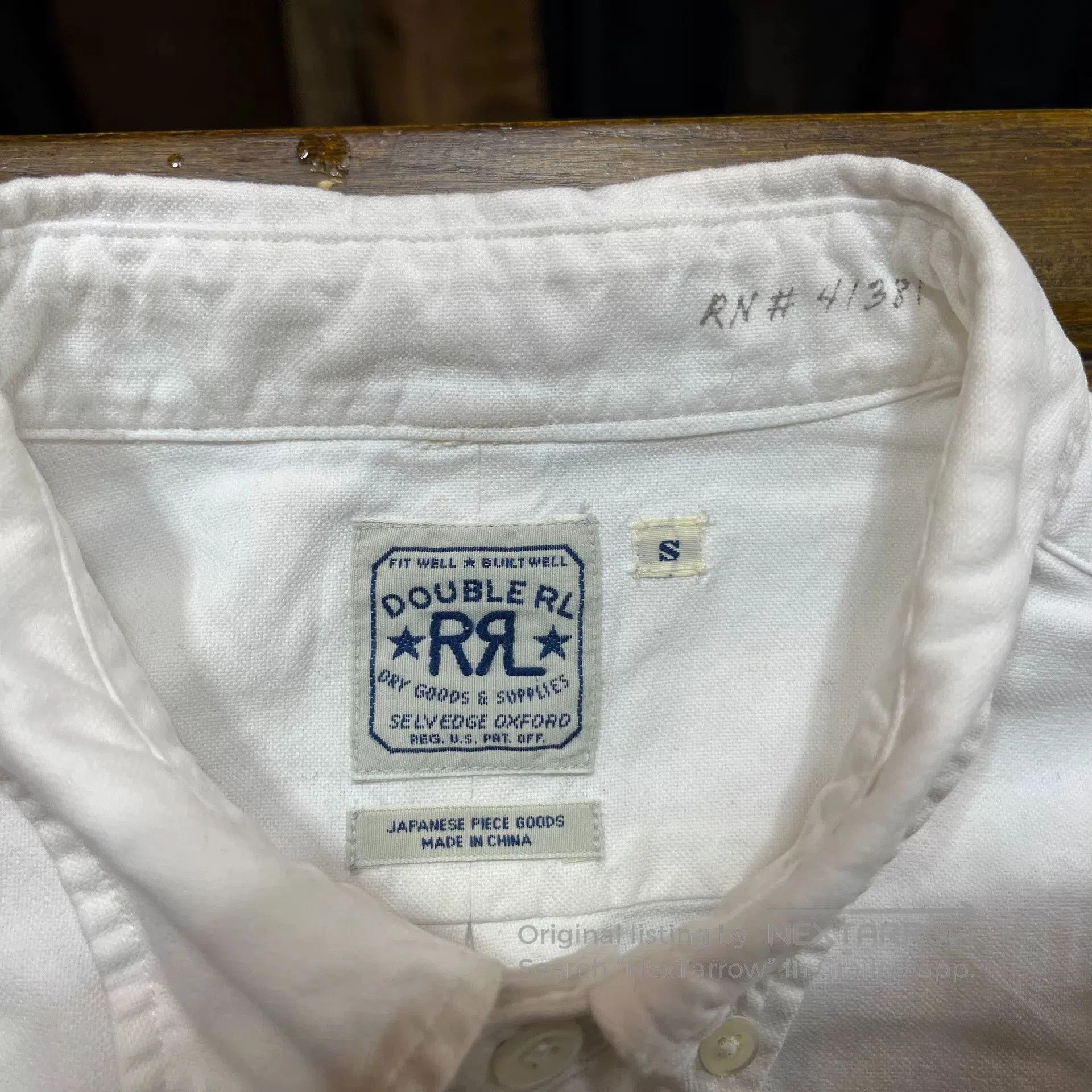 RRL Ralph Lauren White Double RL Ralph Lauren Shirt. Size US S / EU 44-46 / 1 - 3 Thumbnail