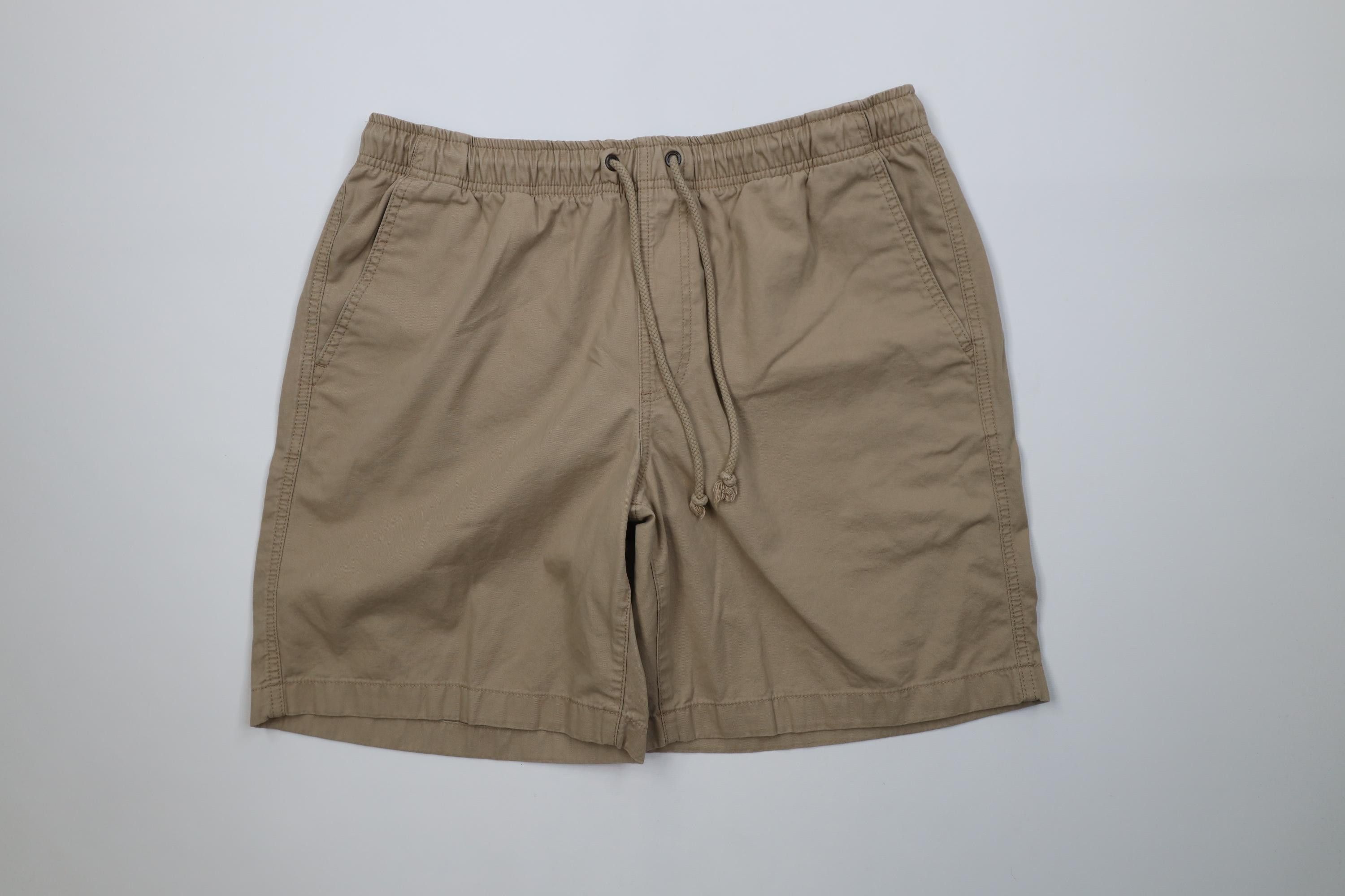 L.L. Bean Vintage 90s Y2K LL Bean Above Knee Shorts Beige Tan Cotton Size US 34 / EU 50 - 1 Thumbnail