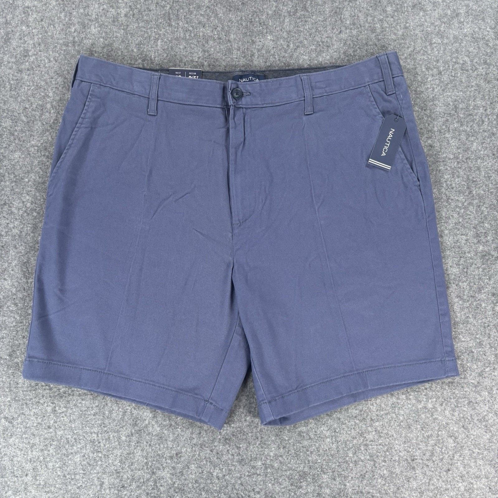 Nautica Nautica Classic Fit Deck Shorts Blue Indigo Mens 40x8 NWT Size US 40 / EU 56 - 1 Thumbnail