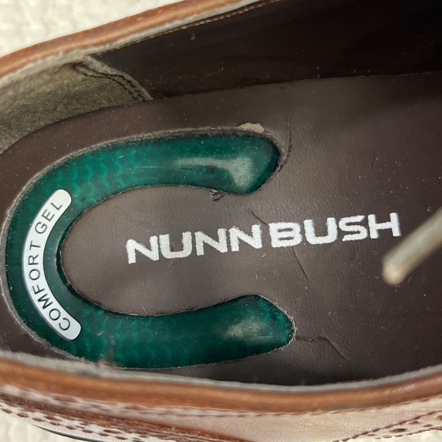 Nunn Bush Nunn Bush Men's Brown Leather Shoes/Oxfords Size 8.5M SKU 51 Size US 8.5 / EU 41-42 - 6 Thumbnail