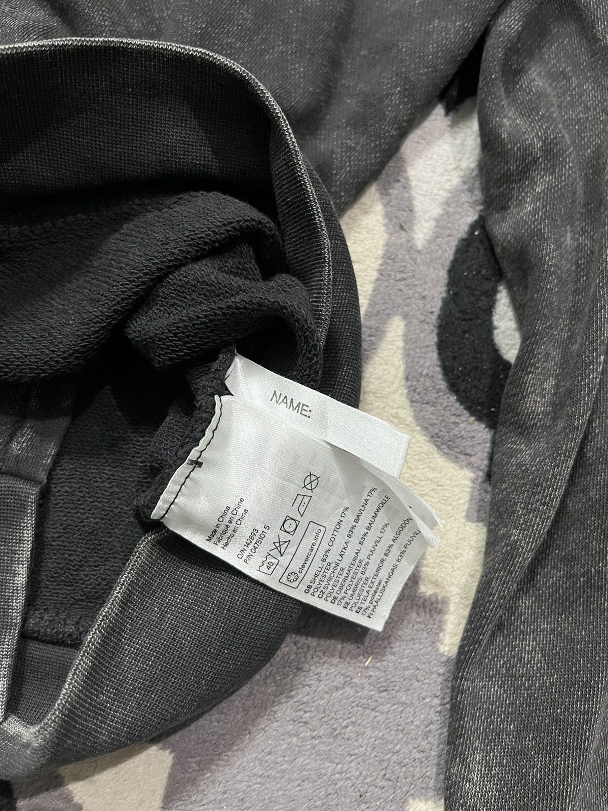 If Six Was Nine H&m gray washed asymmetric hoodie Size US S / EU 44-46 / 1 - 8 Thumbnail