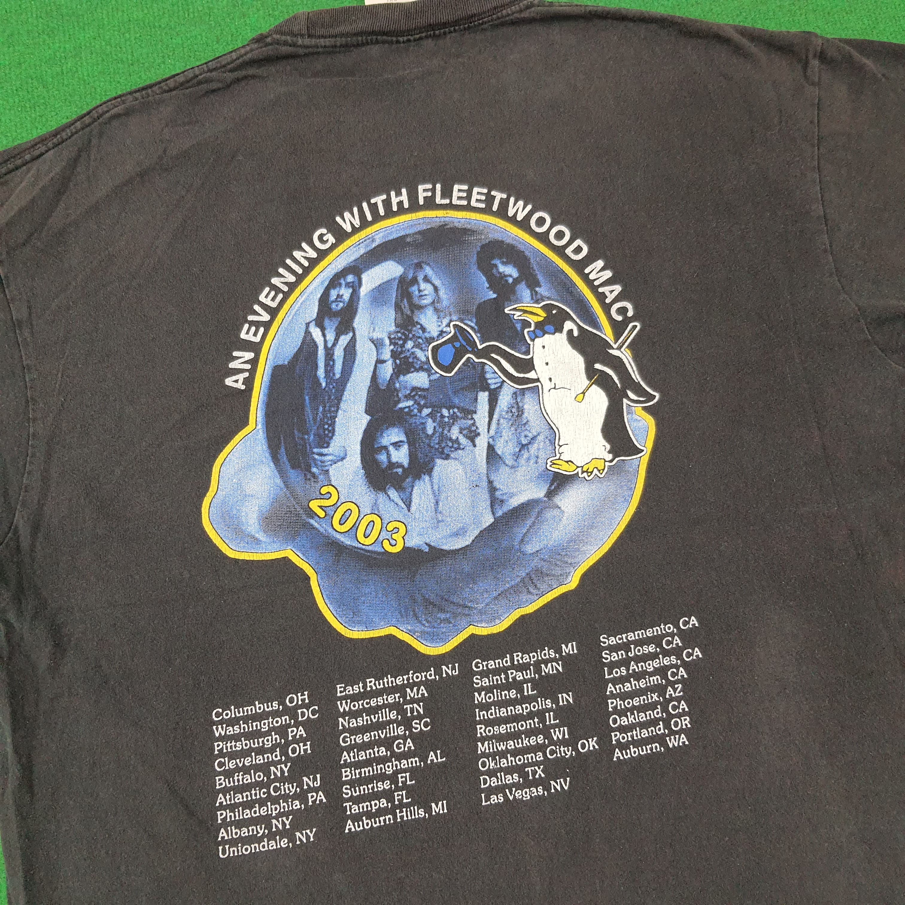 Band Tees × Vintage Vintage Fleetwood Mac American Rock Band Tour Tshirt Size US XL / EU 56 / 4 - 2 Thumbnail