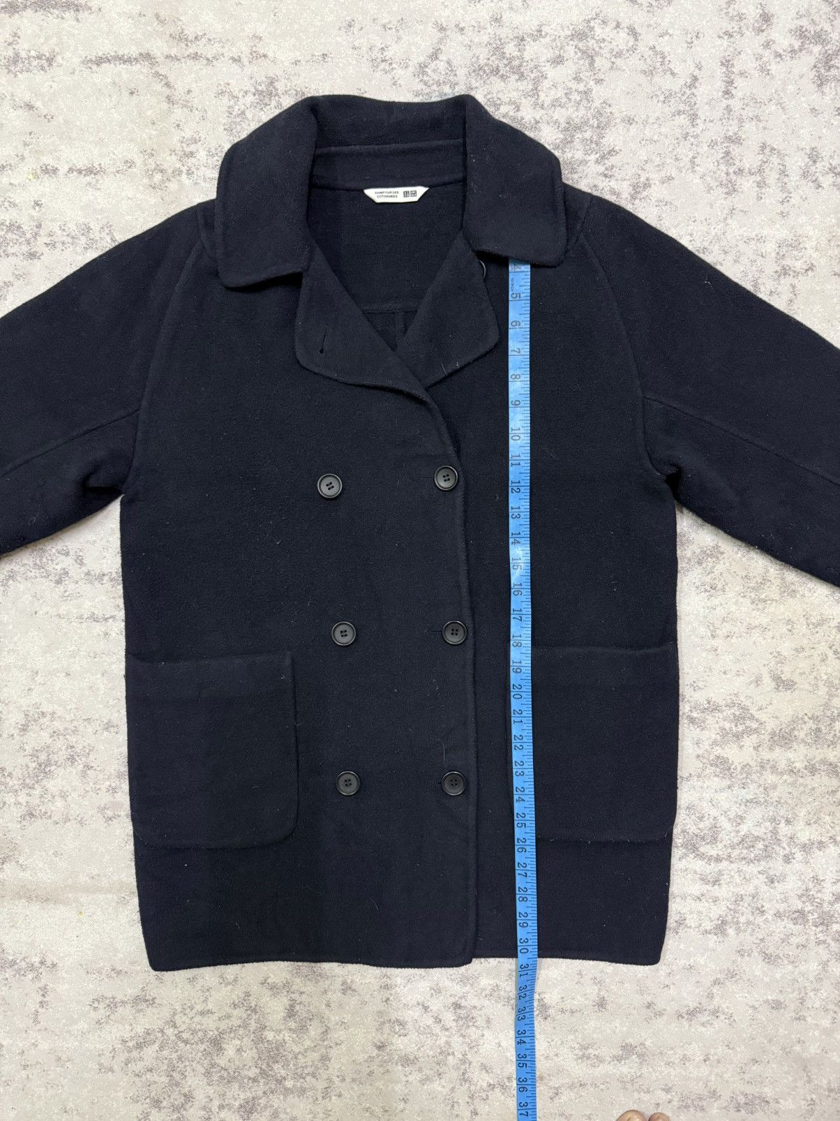 Uniqlo COMPTOIR DES COTONNIERS UNIQLO WOOL DOUBLE FACE COAT JACKET Size M / US 6-8 / IT 42-44 - 16 Thumbnail