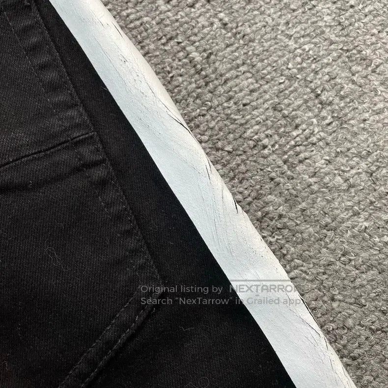Amiri AMIRI Black White Stripe Jeans. Size US 34 / EU 50 - 5 Thumbnail