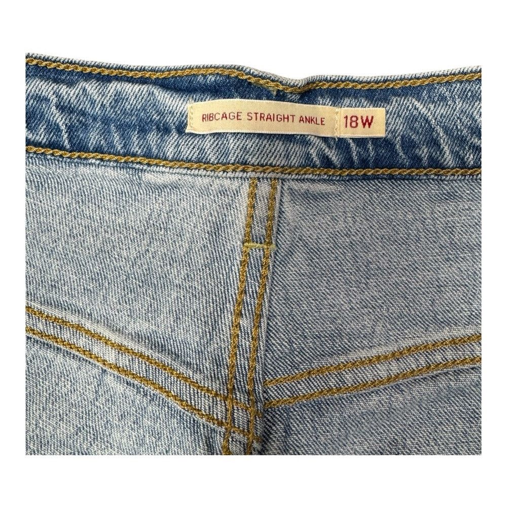Levi's NWT New $108 Levi's Ribcage Straight Ankle Jeans Size 18W Size 40" / US 18 - 9 Thumbnail