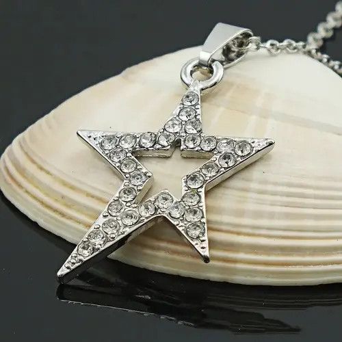Jewelry Crystal Star Necklace Size ONE SIZE - 4 Thumbnail