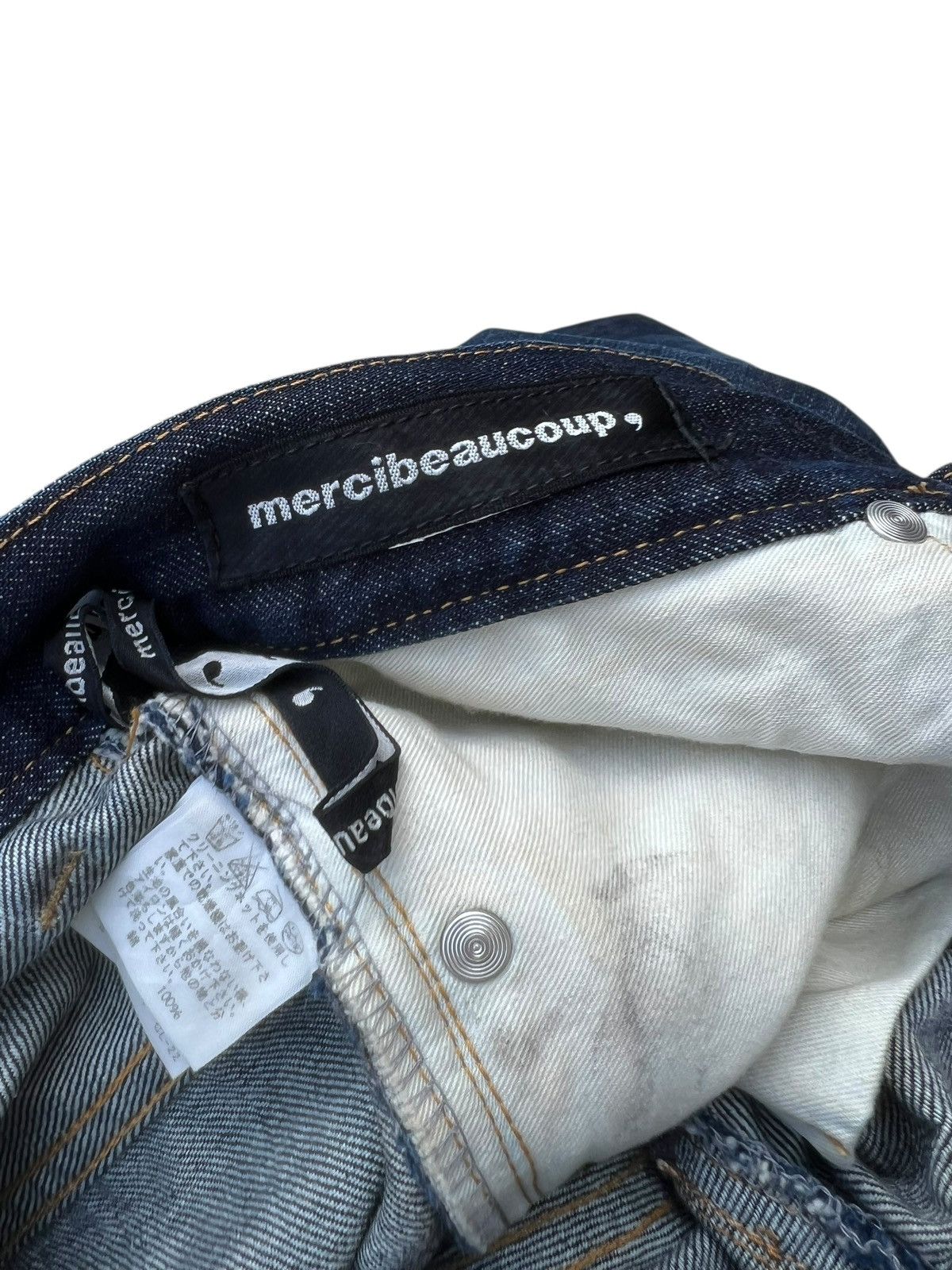 mercibeaucoup Mercibeaucoup Japan Waxed Denim Bootcut Jeans Flare Size US 30 / EU 46 - 24 Thumbnail