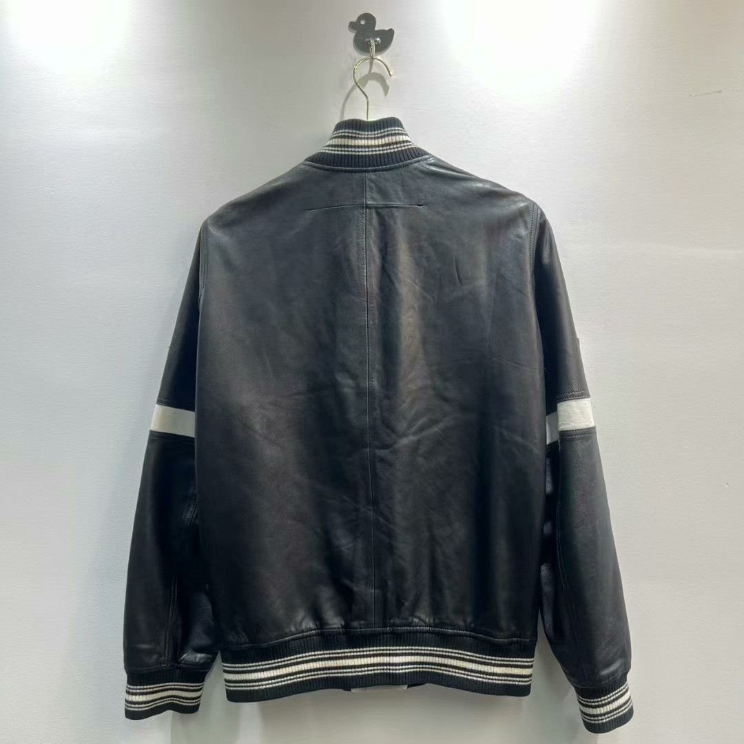 Givenchy Givenchy Leather Baseball Jacket for Men Size US M / EU 48-50 / 2 - 1 Thumbnail