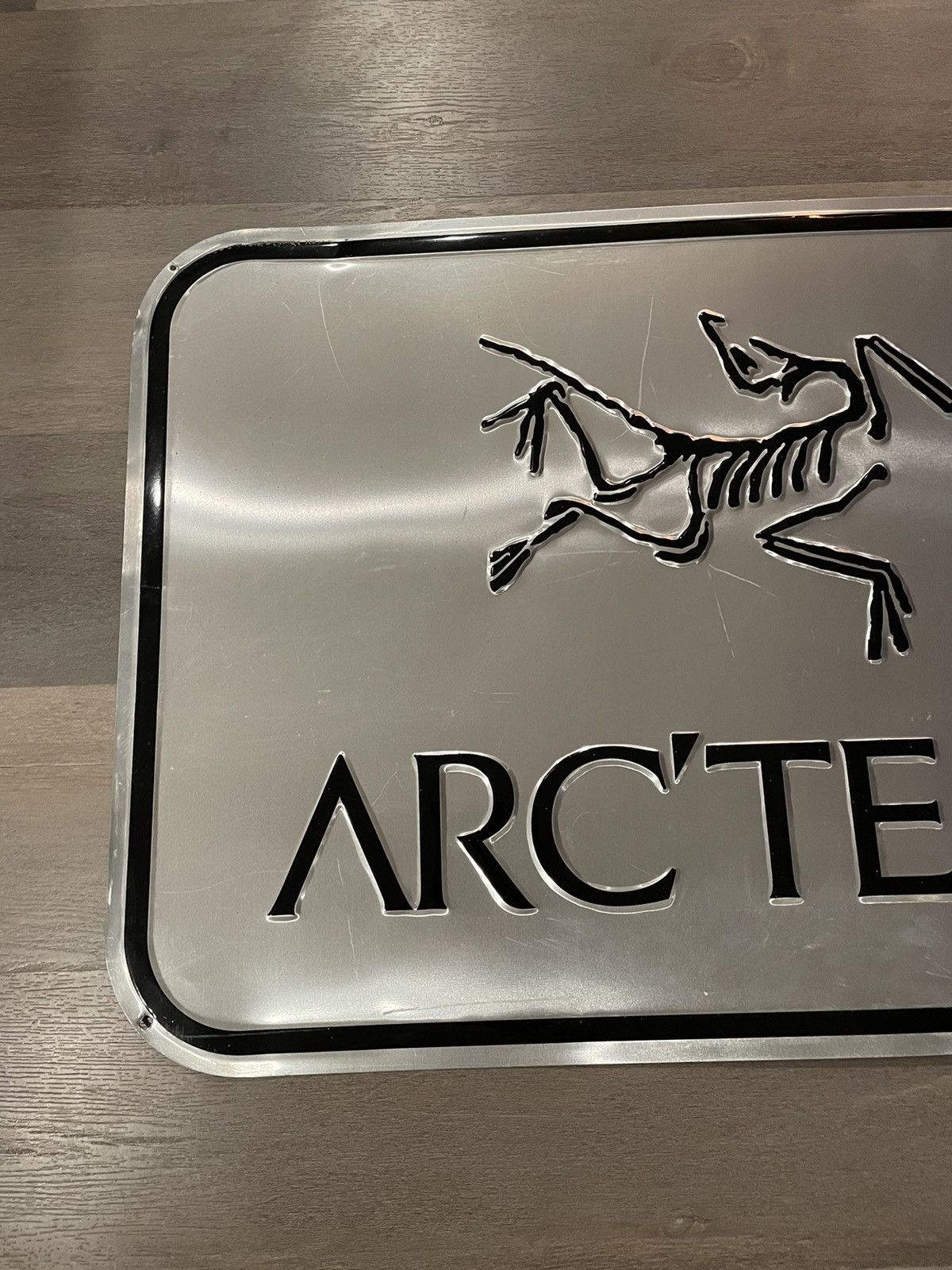 Arc'teryx × Vintage Crazy Vintage Arc’teryx Aluminum Store Display Sign Y2K Era Size ONE SIZE - 2 Thumbnail