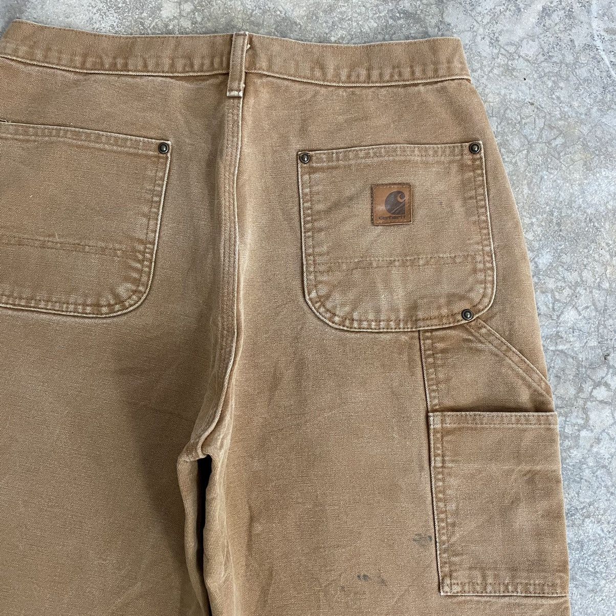Carhartt Vintage Carhartt Double Knee Tan Dirty Carpenter Pants Size US 30 / EU 46 - 19 Thumbnail