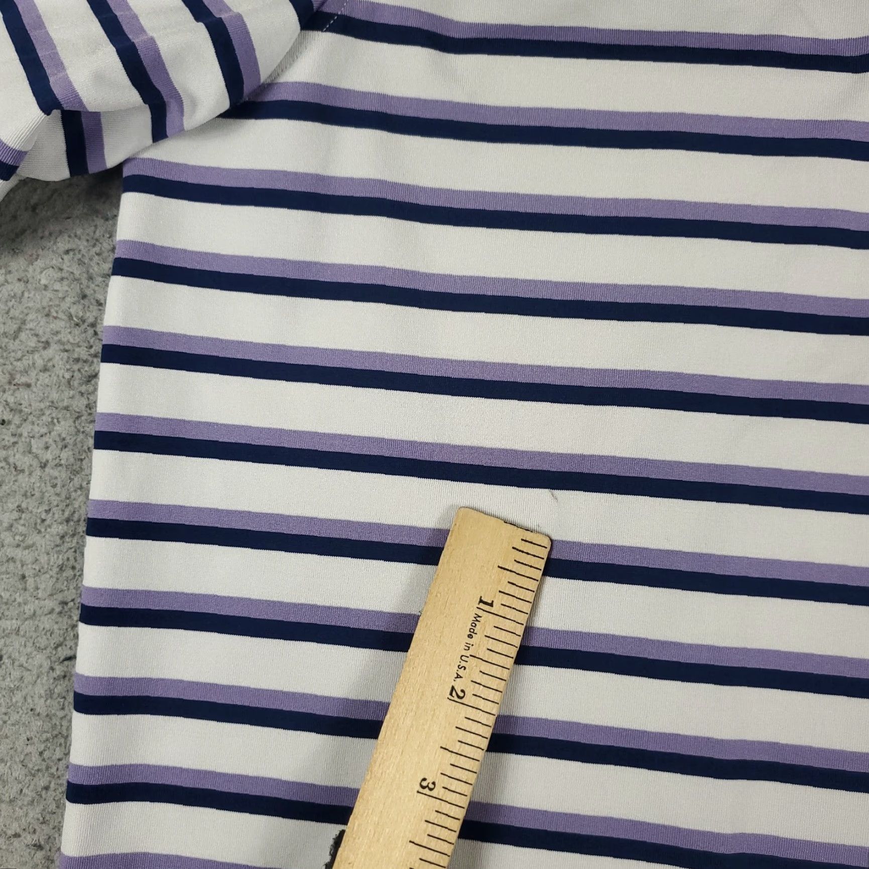 Vintage Greyson Polo Shirt Mens Large Blue Striped Wolf Golf Short Sleeve Size US L / EU 52-54 / 3 - 6 Thumbnail