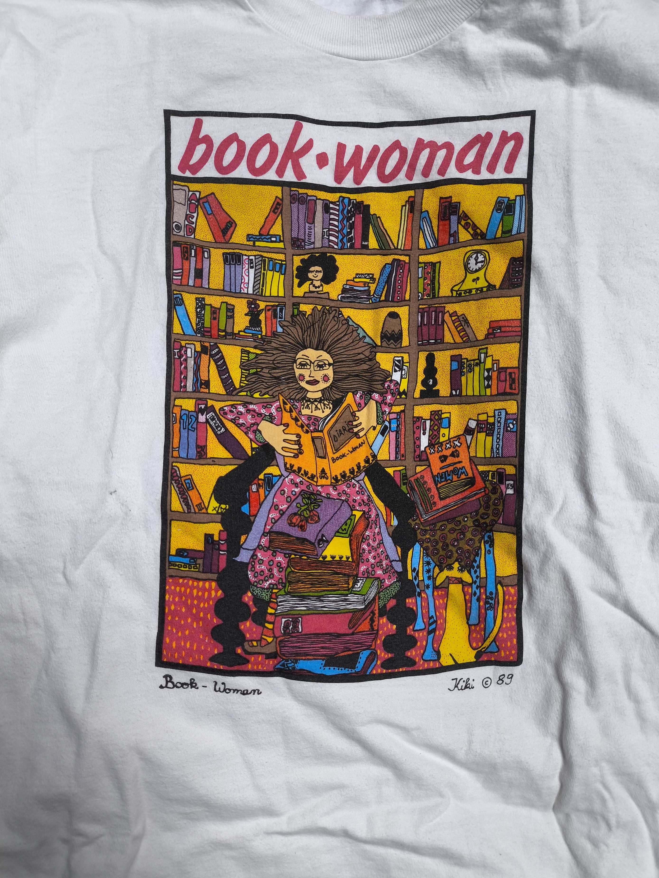 Vintage Kiki Suarez Art Vintage Book Woman 80s Size US XL / EU 56 / 4 - 2 Thumbnail