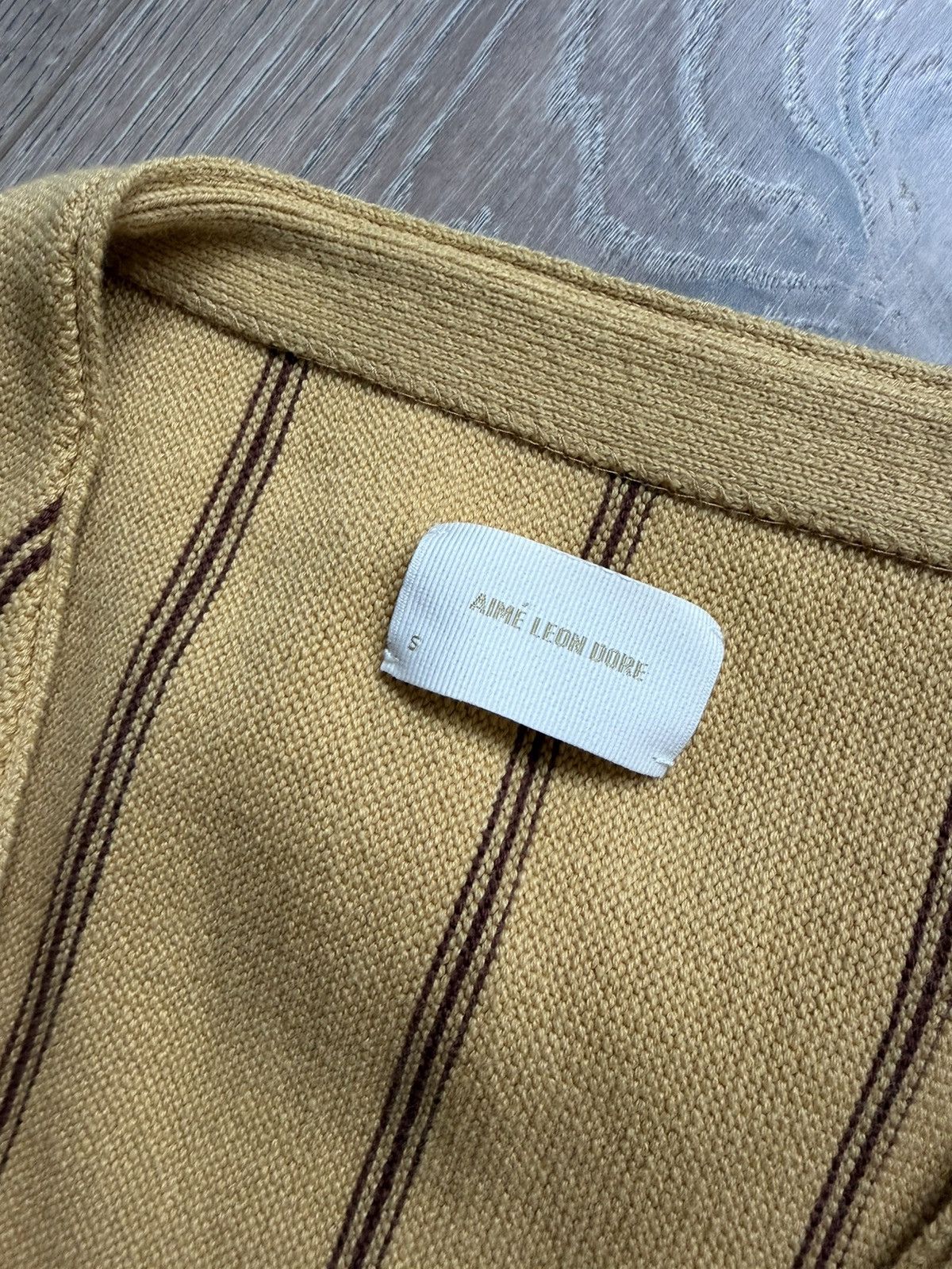 Aime Leon Dore aime leon dore yellow cardigan small Size US S / EU 44-46 / 1 - 5 Thumbnail