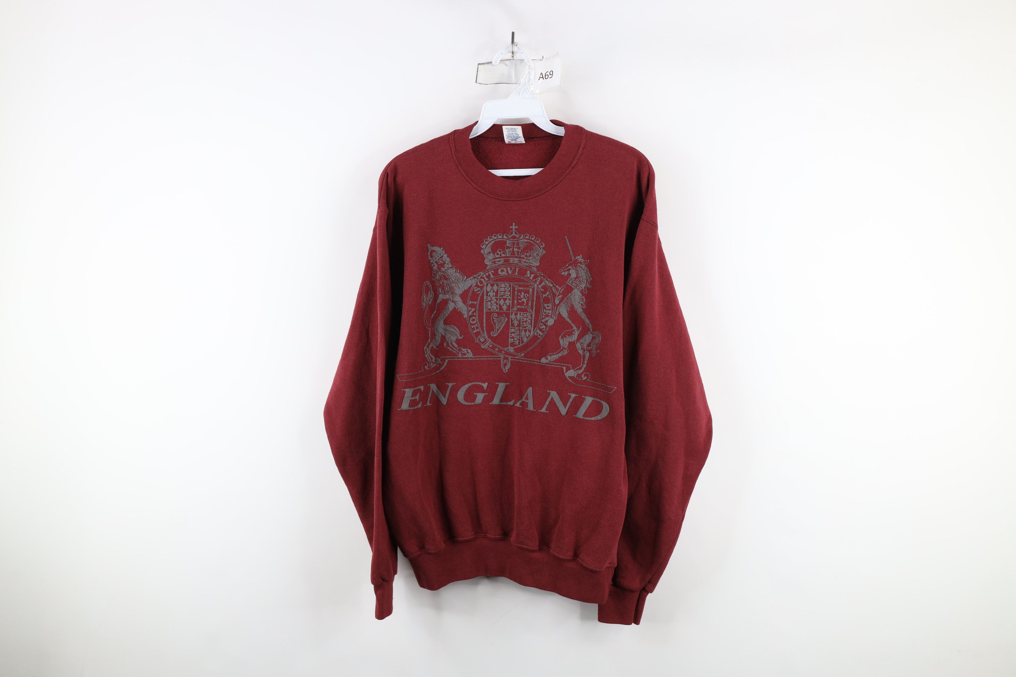 Vintage Vintage 80s 90s Streetwear England Crest Sweatshirt USA Size US M / EU 48-50 / 2 - 1 Thumbnail
