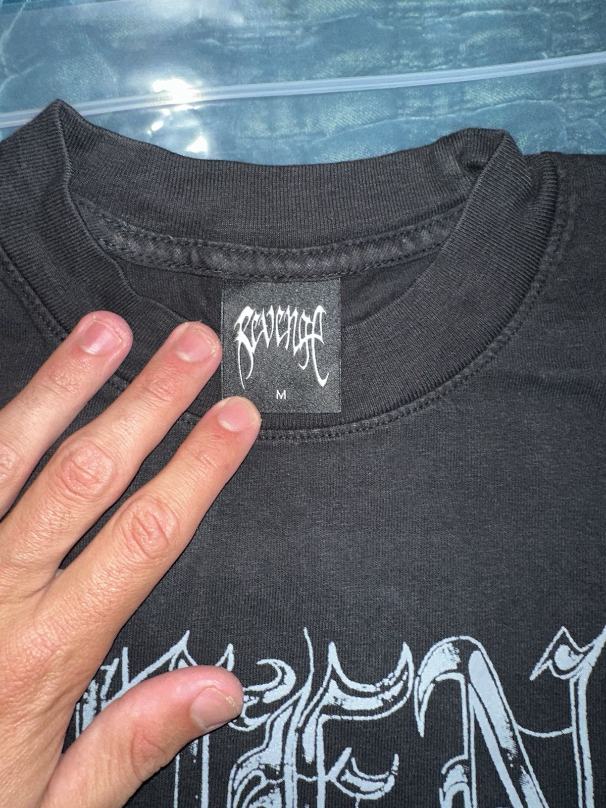 Revenge Cross and Thorn Tee Black Size US M / EU 48-50 / 2 - 5 Thumbnail
