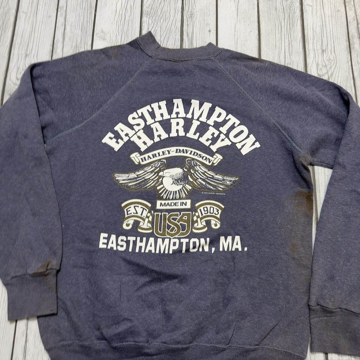 Harley Davidson × Vintage Vintage Harley Davidson sweatshirt Size US M / EU 48-50 / 2 - 4 Thumbnail