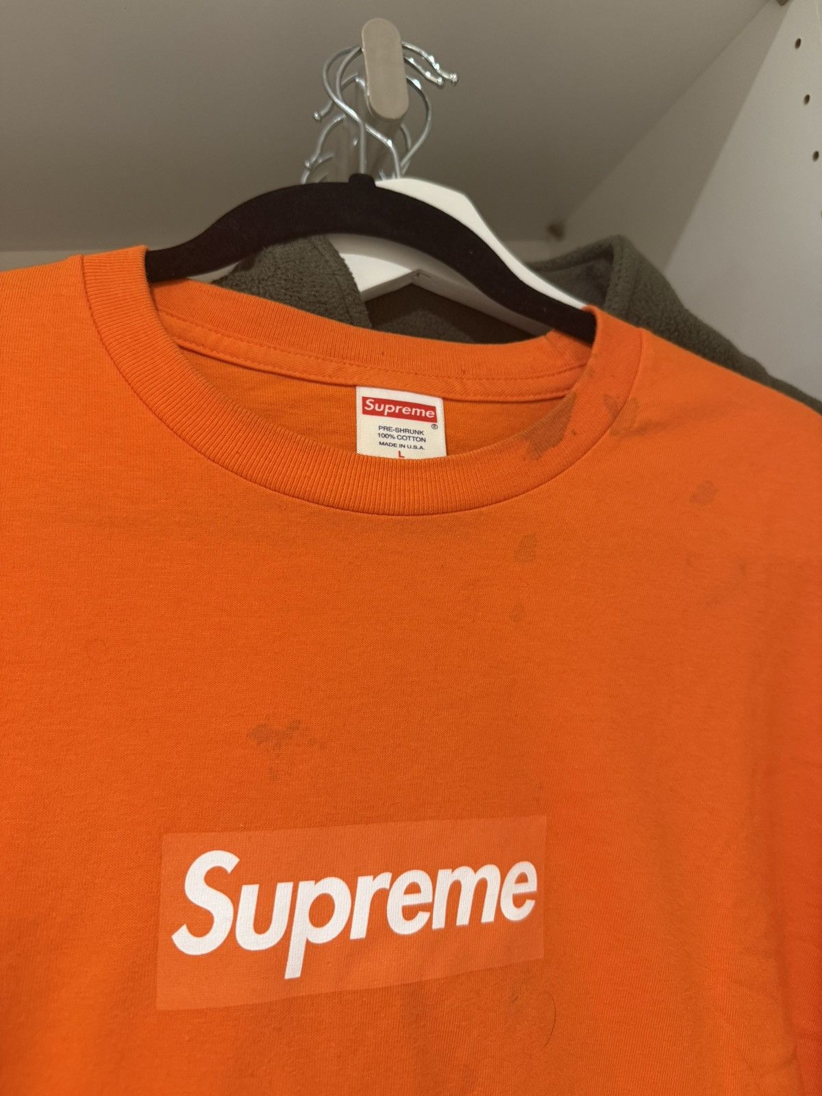 Supreme Supreme orange box logo long sleeve Size US L / EU 52-54 / 3 - 2 Thumbnail