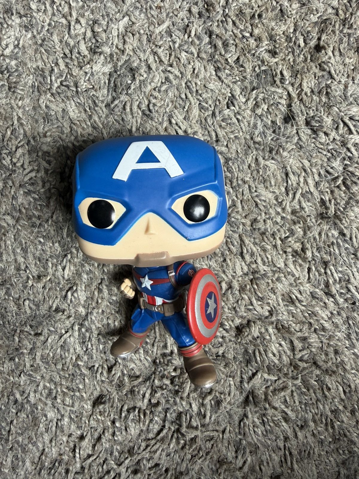 Marvel Comics Funko Pop! Captain America Bobblehead Size ONE SIZE - 1 Thumbnail