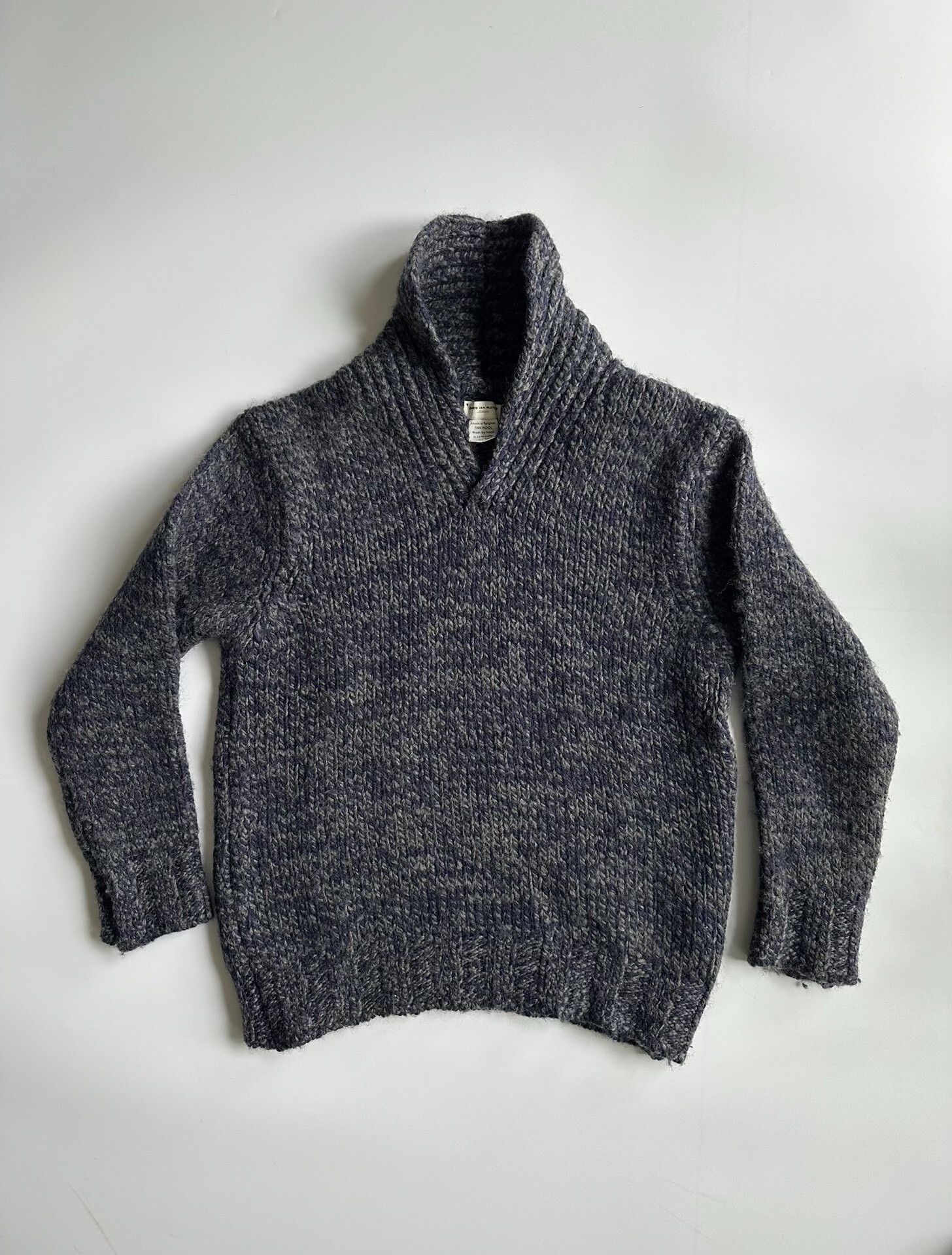 Dries Van Noten Dries Van Noten 3D Collar Wool Sweater Size US M / EU 48-50 / 2 - 1 Thumbnail