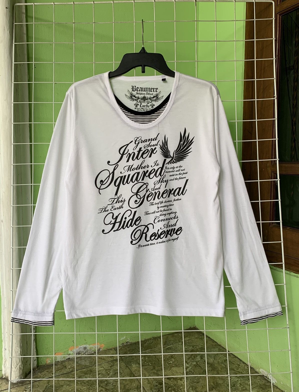 If Six Was Nine × Japanese Brand × Le Grande Bleu (L.G.B.) 2000s Beaumere Longsleeve Size US L / EU 52-54 / 3 - 1 Thumbnail