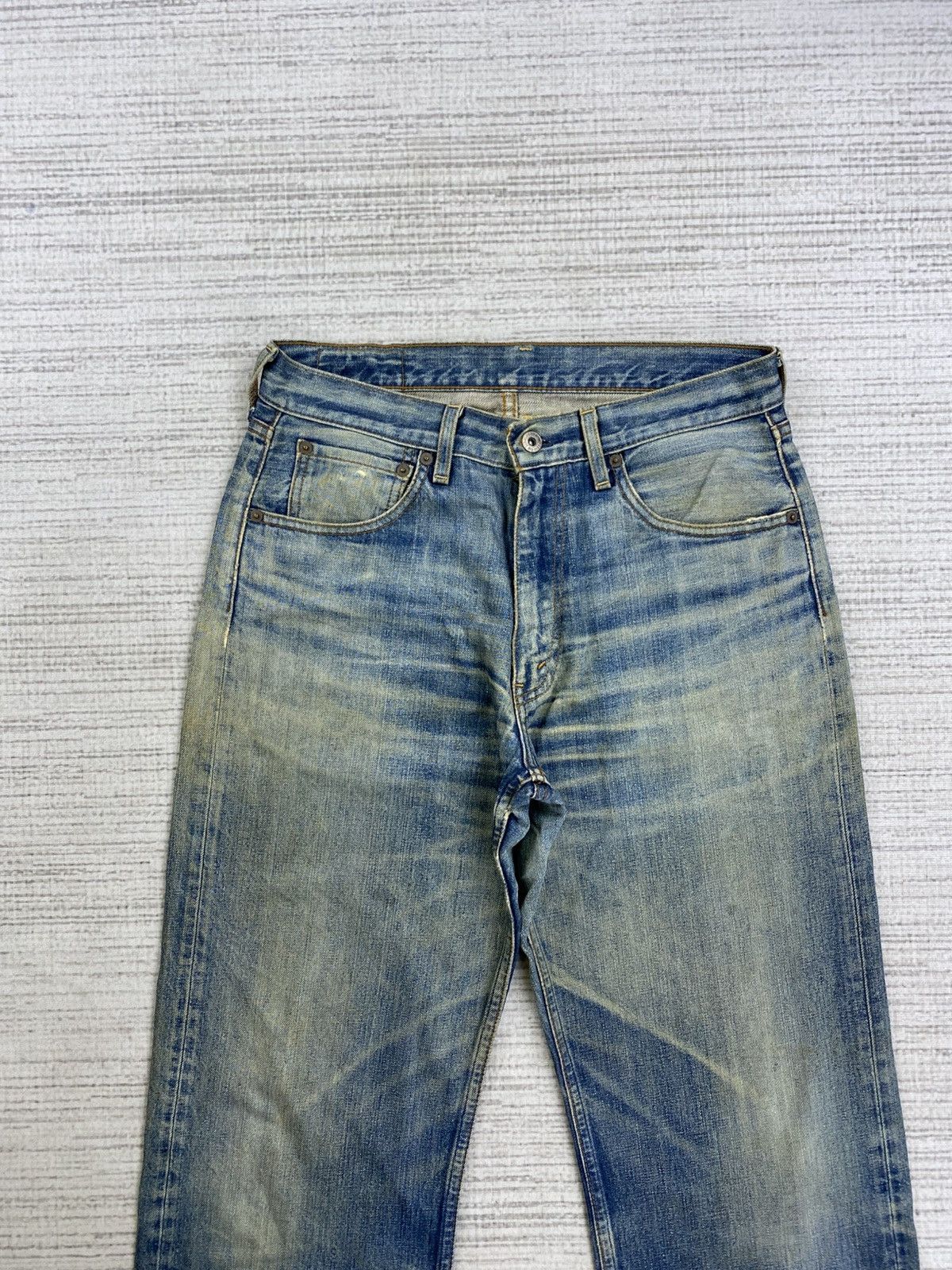 Levi's 🔥Vintage Levis 503 Distressed Denim Pants Size US 31 - 5 Thumbnail