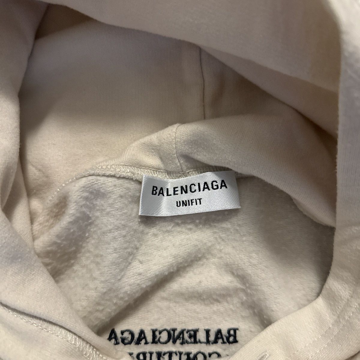 Balenciaga White Balenciaga Hoodie Size US L / EU 52-54 / 3 - 2 Thumbnail