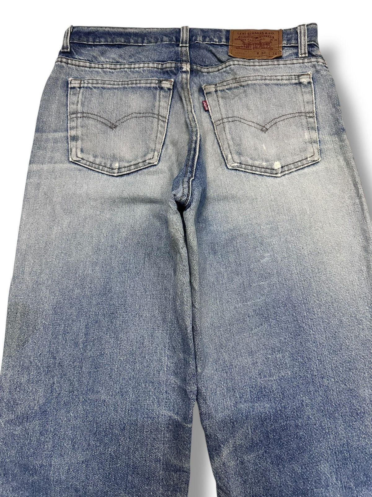 Levi's Vintage Levi's Distressed Baggy Loose Fit With Faded Wash Size US 31 - 5 Thumbnail