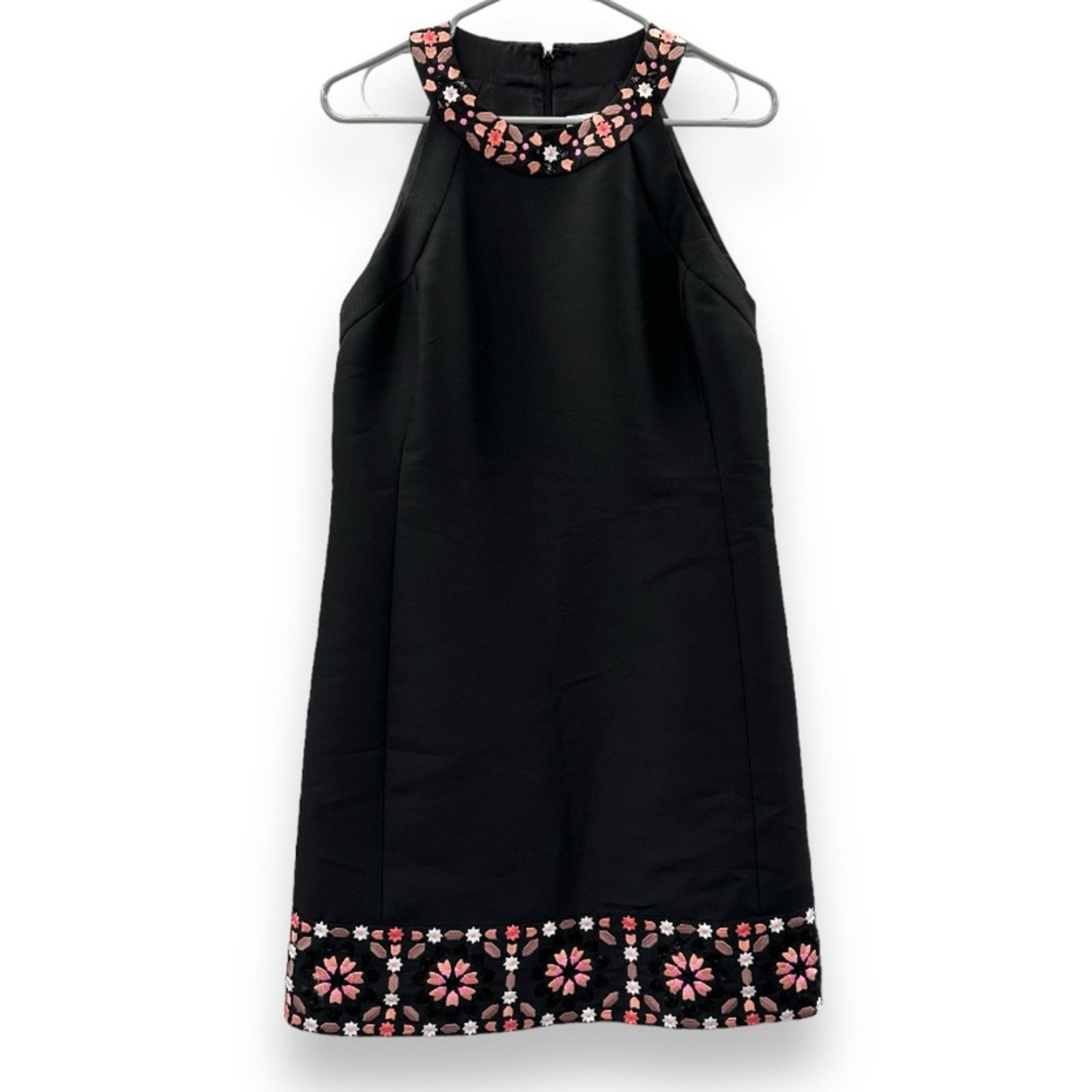 Kate Spade Kate Spade Dress By The Pool Black Mosaic Floral Shift Dress Size L / US 10 / IT 46 - 3 Thumbnail