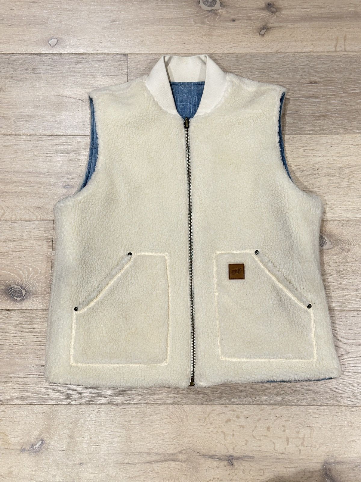 Golf Wang Golf Wang Echo Denim Reversible Vest FW24 Size M Size US M / EU 48-50 / 2 - 3 Thumbnail