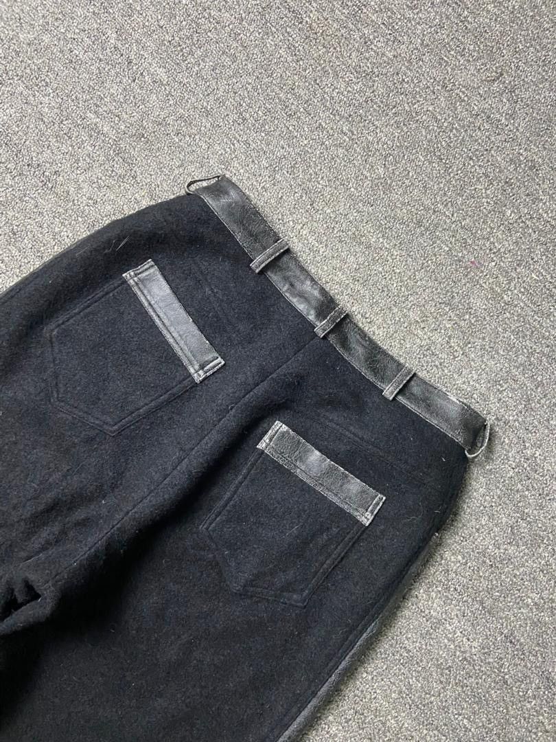 Japanese Brand Vintage 80’s MOITIE MOITIE Leather Pants (134) Size US 26 / EU 42 - 10 Thumbnail