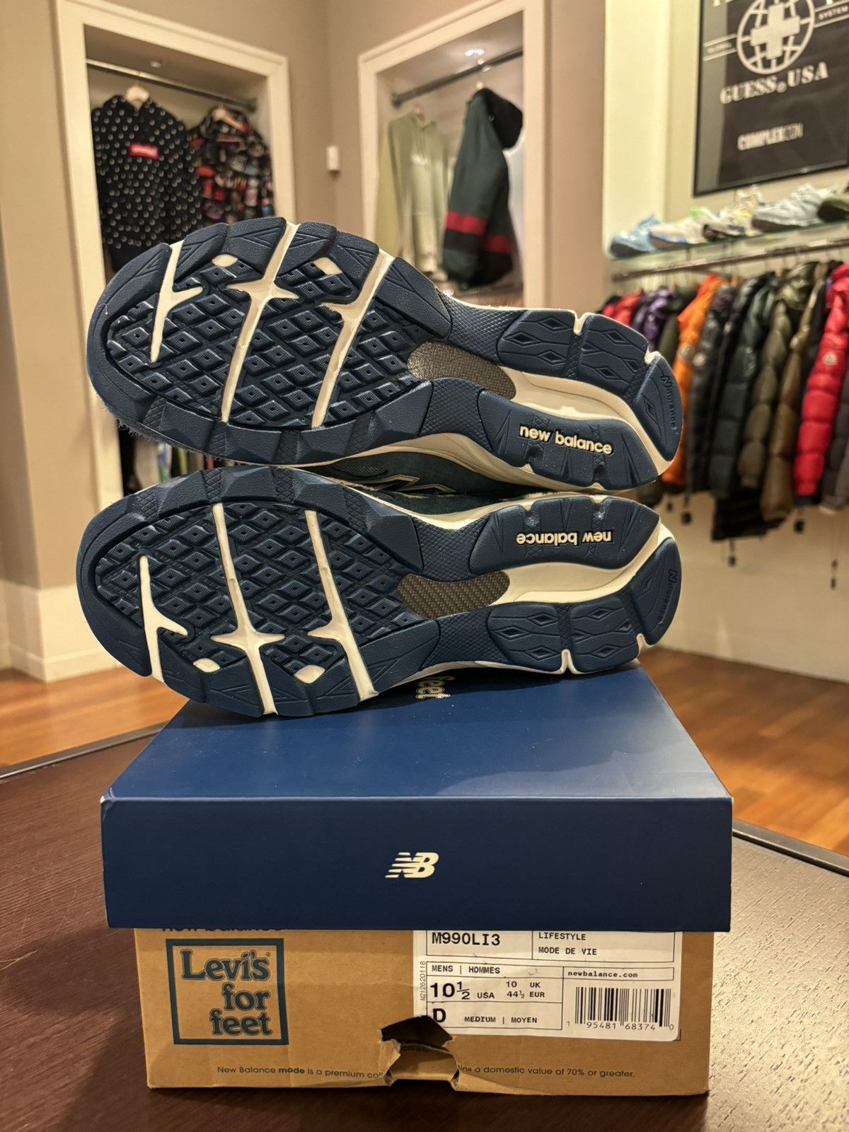 Levi's × New Balance New Balance 990v3 MiUSA Levi's Denim Size US 10.5 / EU 43-44 - 7 Thumbnail