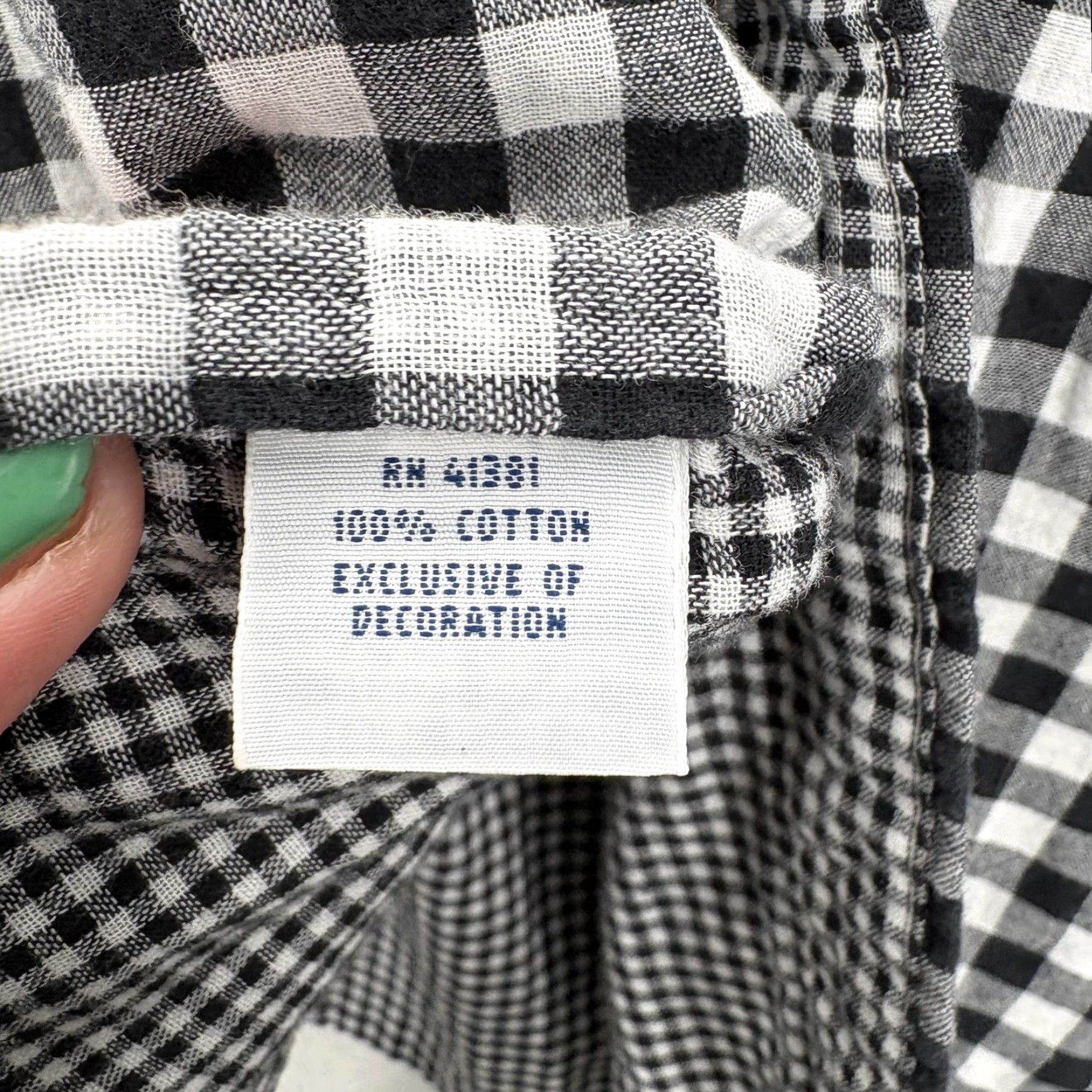 Ralph Lauren Ralph Lauren Shirt Mens Large Black Check Flannel Long Sleeve Button Down Casual Size US L / EU 52-54 / 3 - 6 Thumbnail