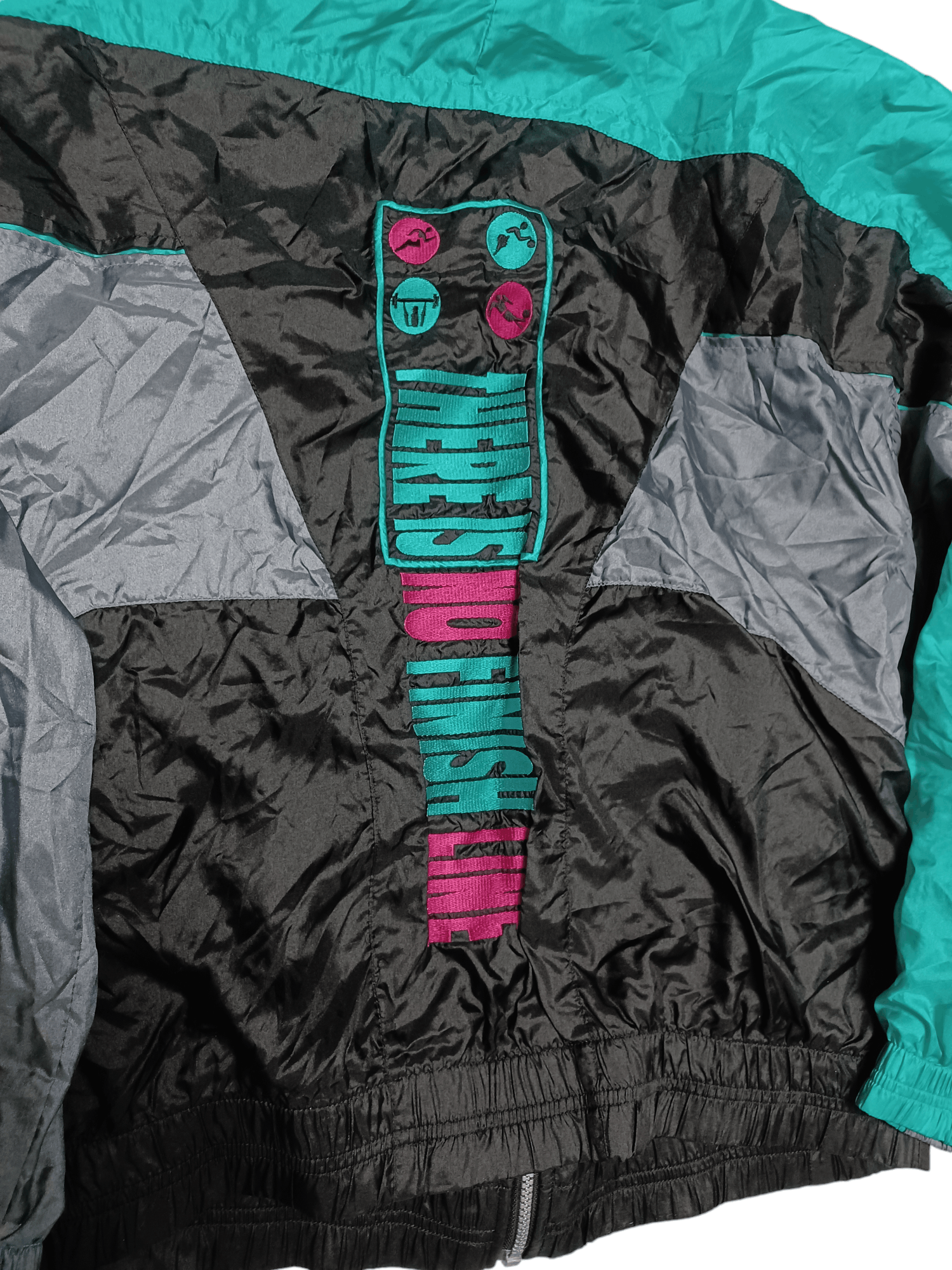 Nike NIKE VINTAGE NYLON TRACK SUIT THERE IS NO FINISH LINE PANTS Size US XL / EU 56 / 4 - 2 Thumbnail