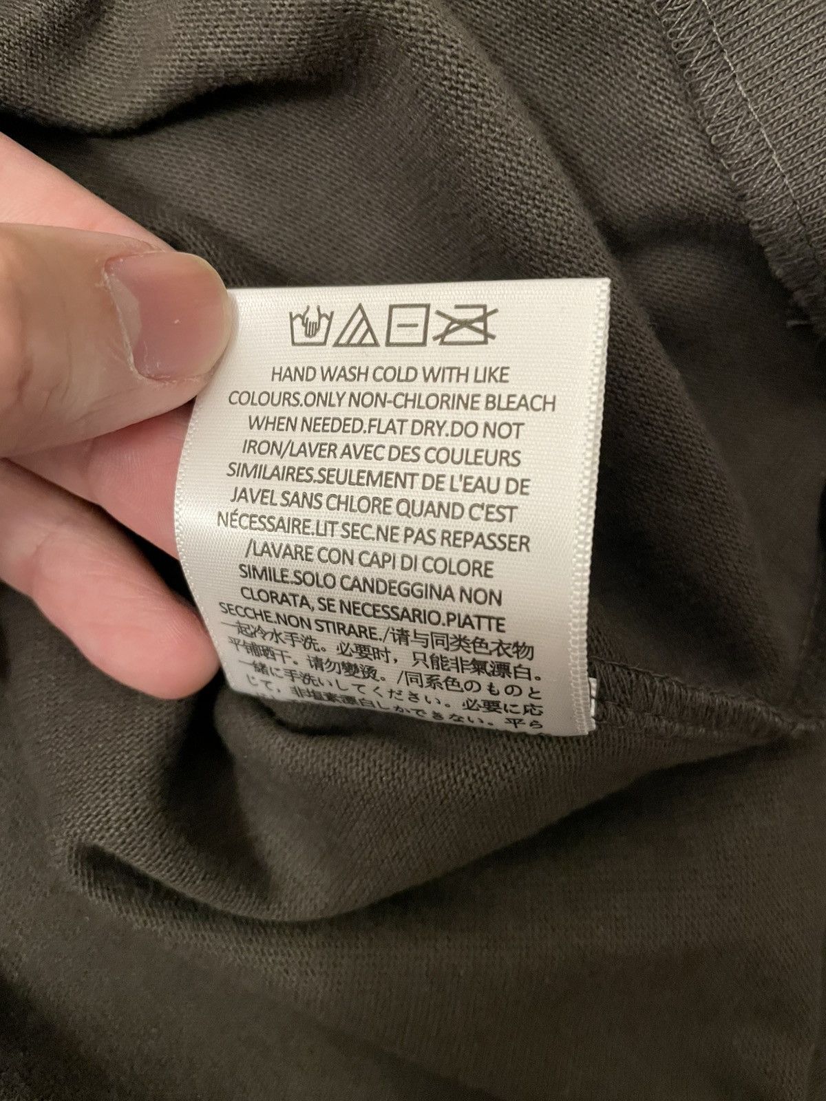 Essentials × Fear of God Essentials Fear of God Crewneck Tee Size L Ink Size US L / EU 52-54 / 3 - 8 Thumbnail