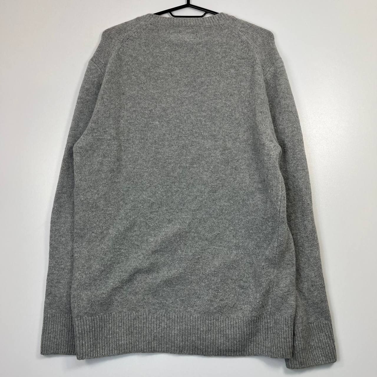 Allsaints AllSaints Grey Crewneck Knit Sweater Small Logo Ram Skull S Size US S / EU 44-46 / 1 - 7 Thumbnail