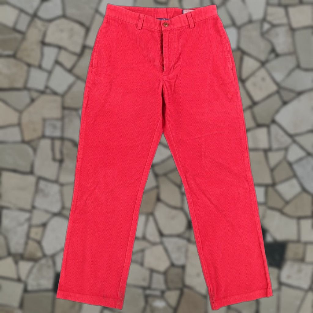 Vineyard Vines Vineyard Vines Club Cotton Corduroy Chino Pants Red Men's 30 Shirt Size US 30 / EU 46 - 1 Thumbnail