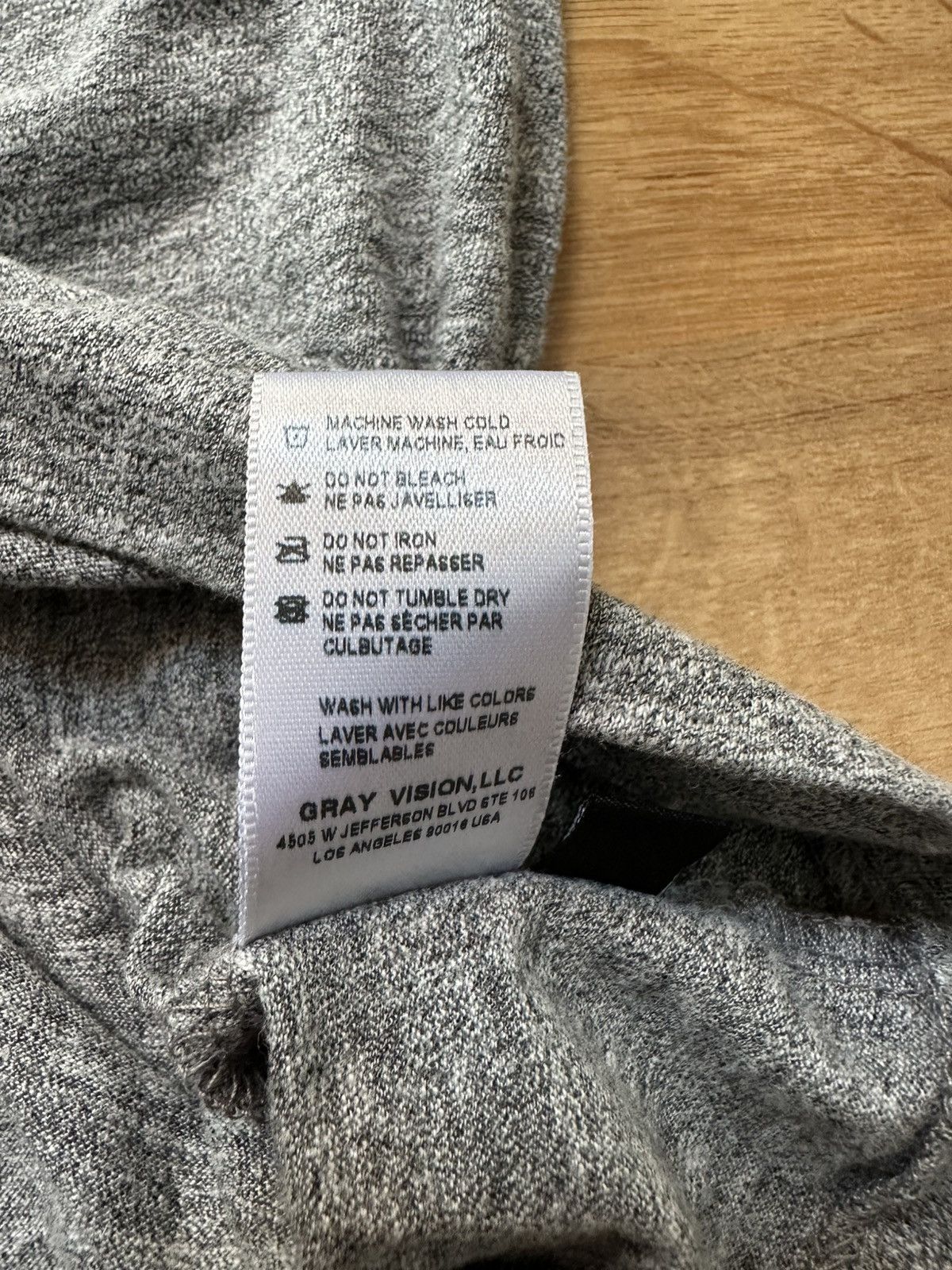 John Elliott John Elliott grey university l/s tee Size US XXL / EU 58 / 5 - 4 Thumbnail