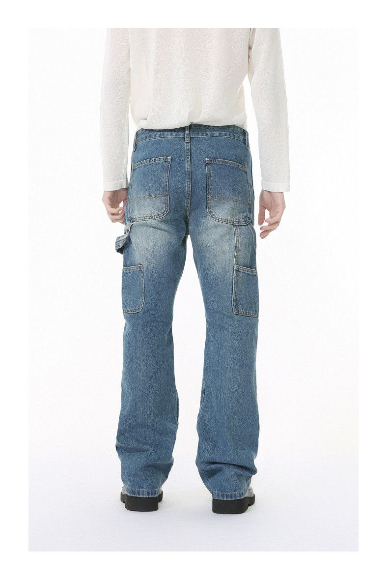 Japanese Brand Japanese style distressed patchwork flared cargo jeans Size US 32 / EU 48 - 5 Thumbnail