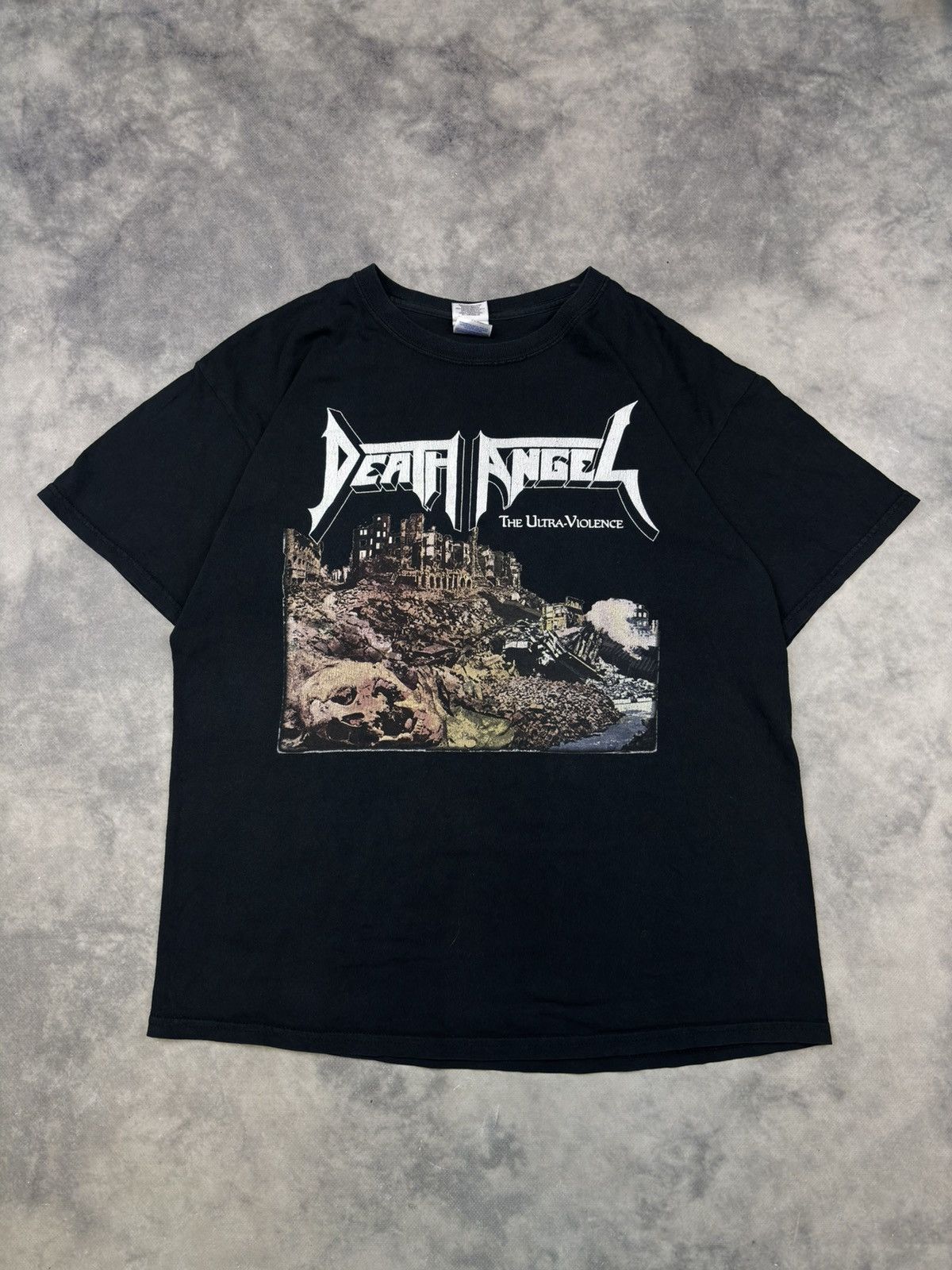 Band Tees × Vintage Death Angel Band rock Metal t shirt tee y2k affliction opium Size US L / EU 52-54 / 3 - 1 Thumbnail