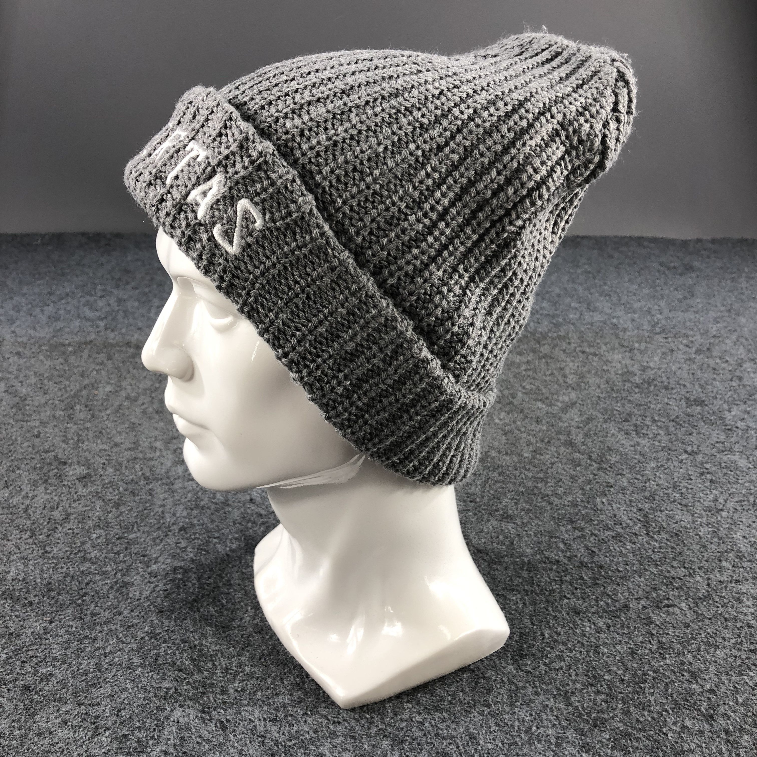 Japanese Brand Unknown Rebertas Grey Beanie Snowcap Snow Hat B345 Size ONE SIZE - 2 Thumbnail