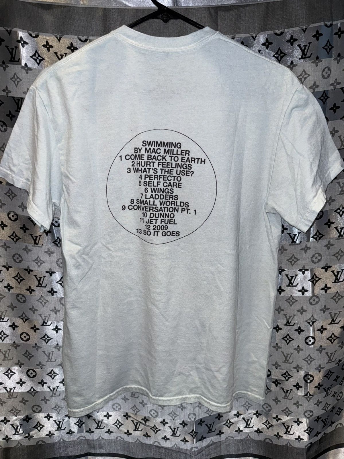 Other Mac Miller Swimming Tour 2018 Promo Tee M Size US M / EU 48-50 / 2 - 2 Thumbnail