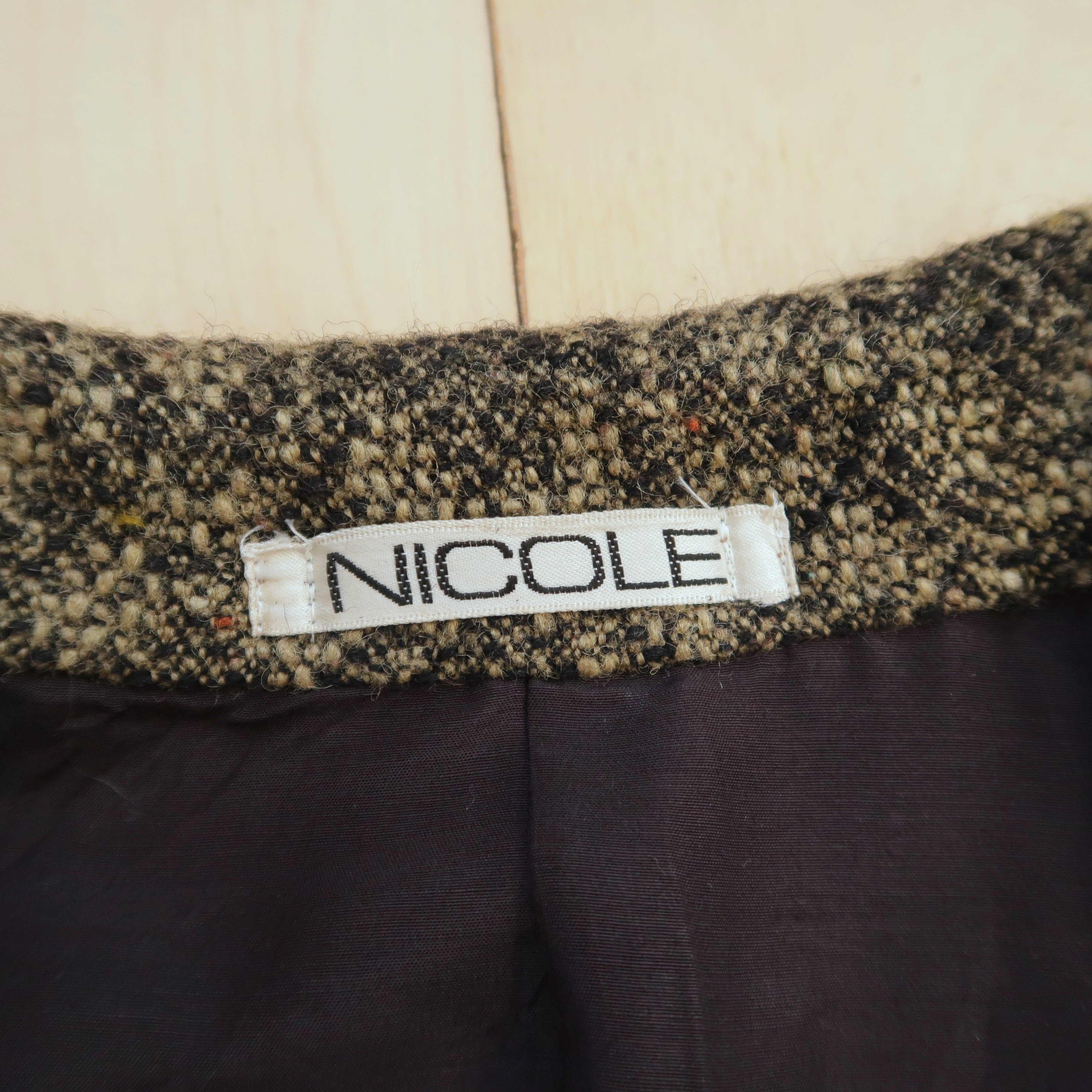 Japanese Brand VTG Nicole Monsieur Monogram Pattern Blazer Jacket Size US L / EU 52-54 / 3 - 4 Thumbnail