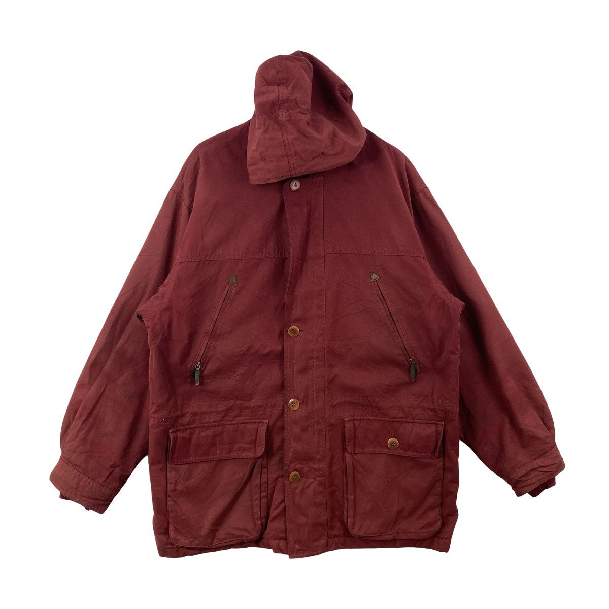 L.L. Bean Vintage L.L. BEAN Hooded Field Jacket Parka Outdoor Size US L / EU 52-54 / 3 - 1 Thumbnail