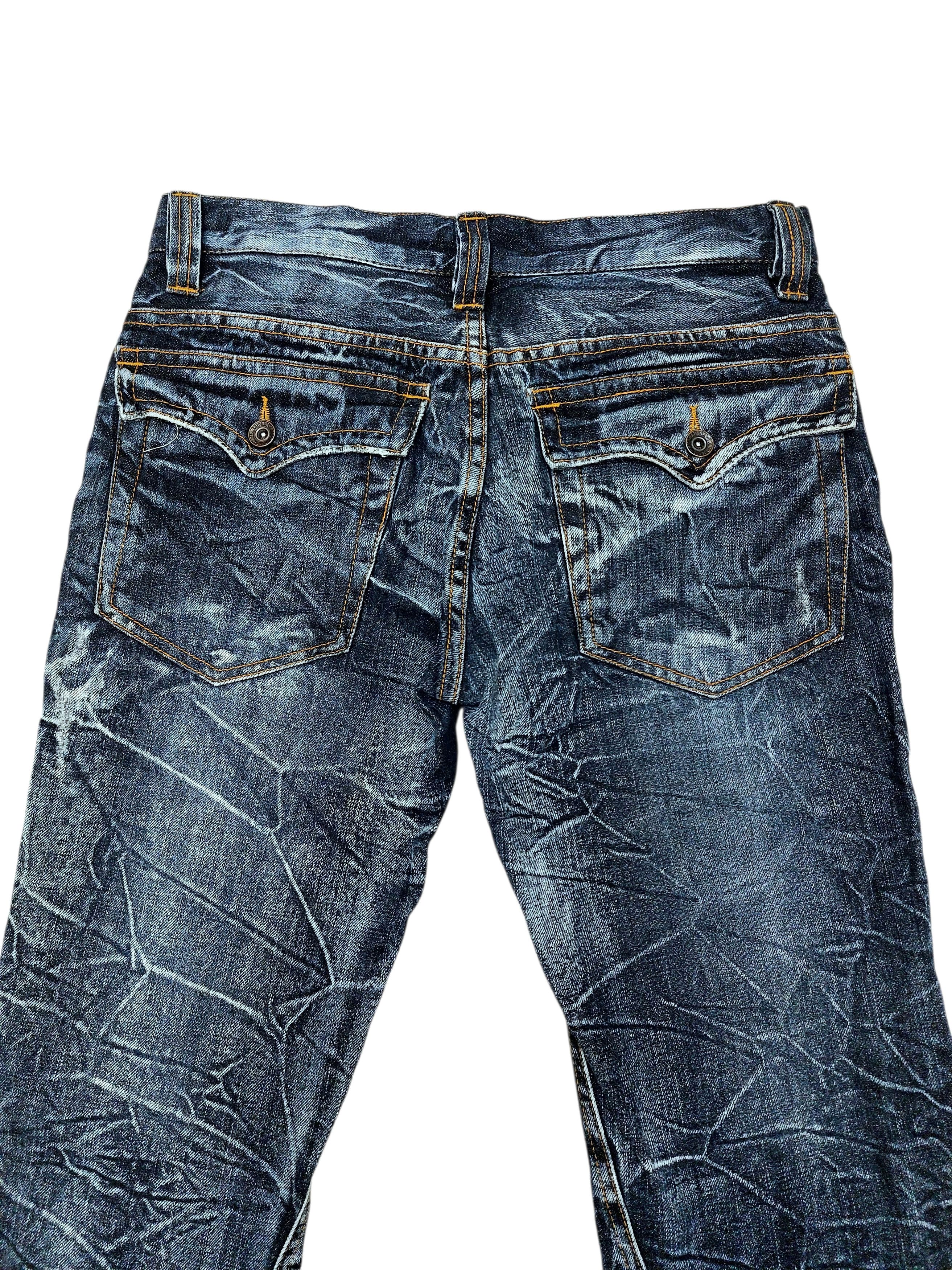 Mr. Gentleman Vintage Nylaus Japan Flare Jeans Size US 30 / EU 46 - 11 Thumbnail